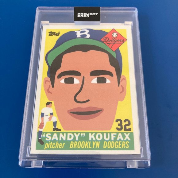Topps Project 2020, Sandy Koufax Baseball Card by Keith Shore, #162